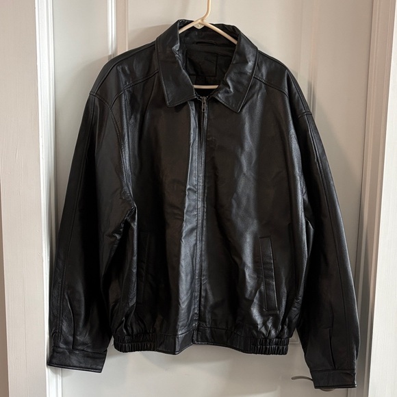 Saddlebred Genuine Leather Jacket - Black Men’s XL